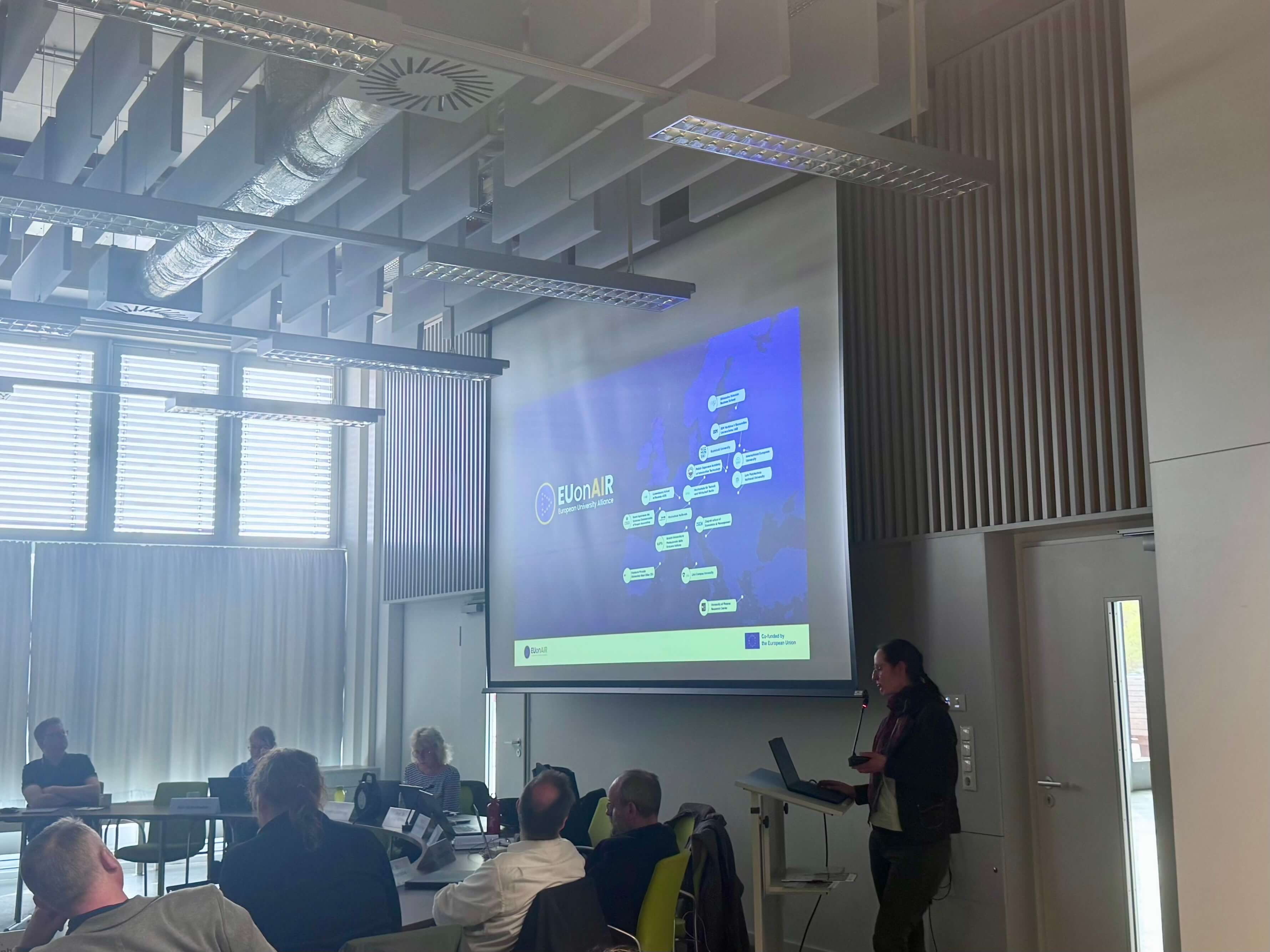 EUonAIR Presented to HTW Berlin Academic Senate