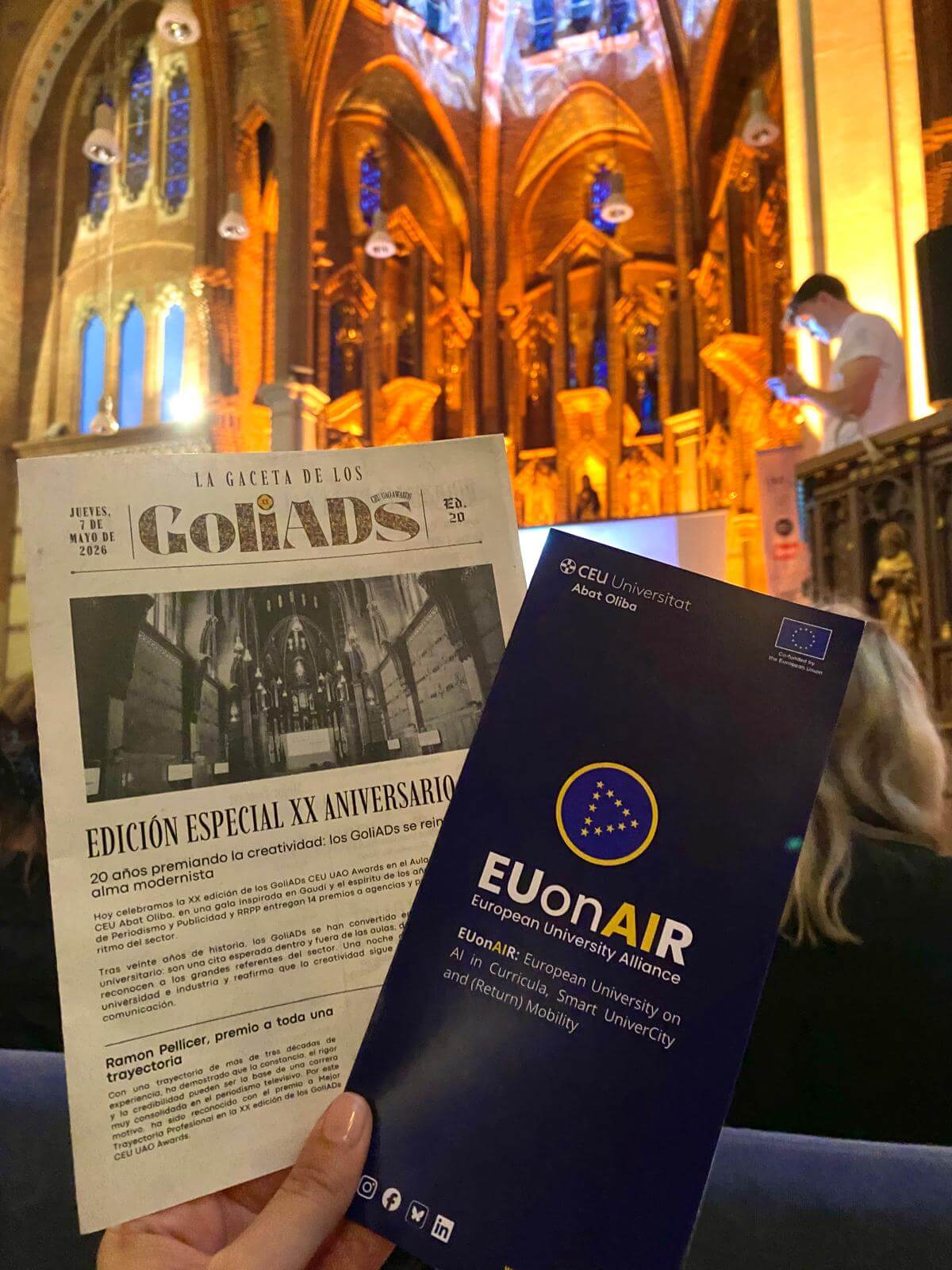 EUonAIR Sponsors Innovation and Creativity Award at the 20th GoliADs CEU UAO Awards