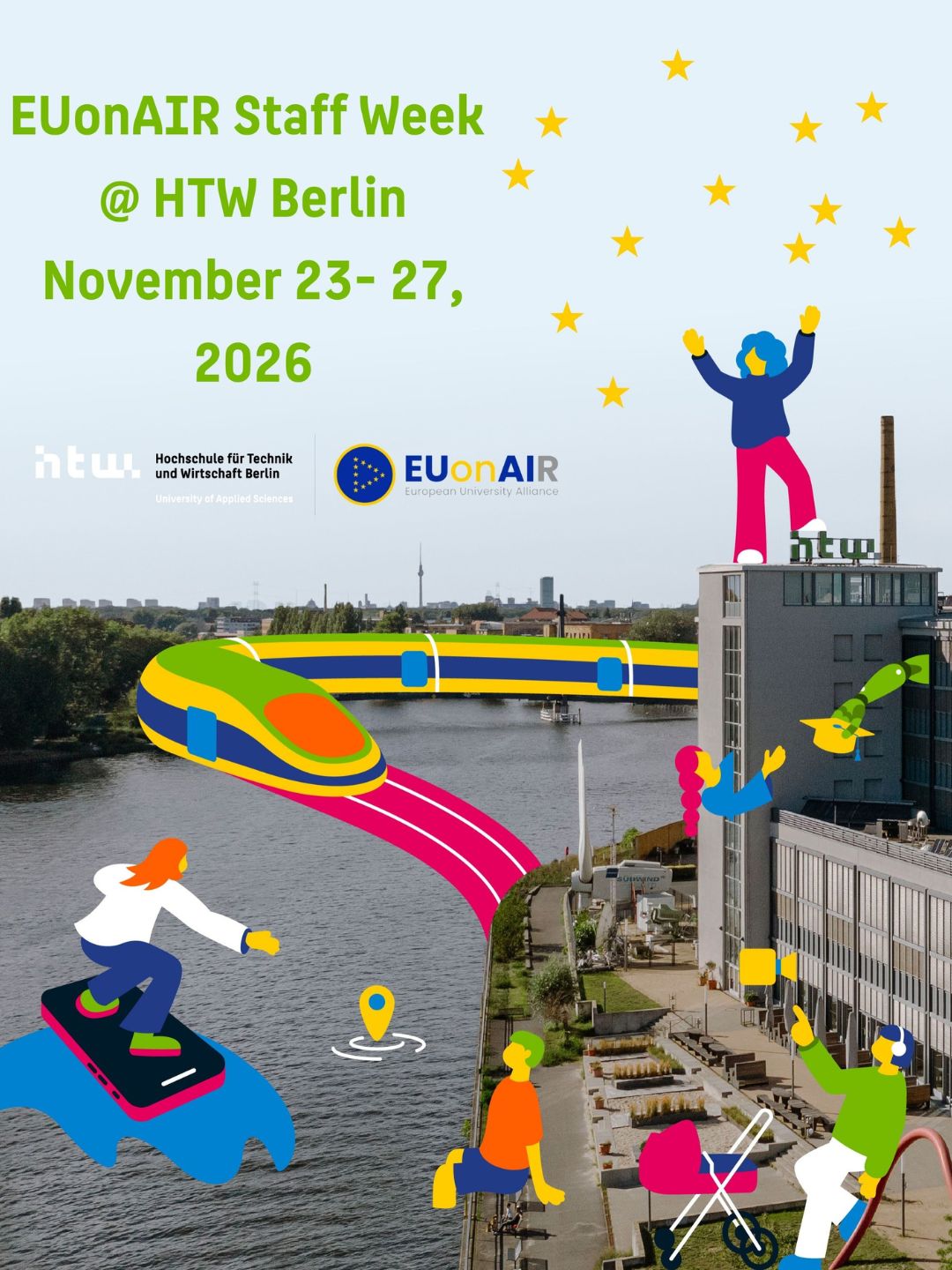 EUonAIR Staff Week at HTW Berlin!